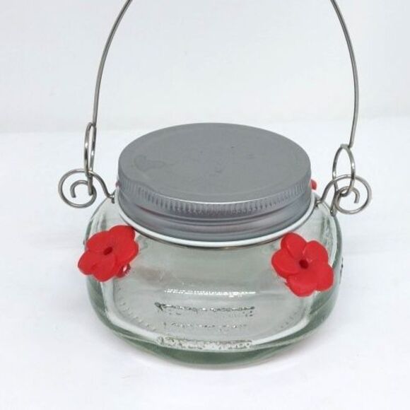 Nature's Way Bird Products Mason Jar Hummingbird Dish Feeder - Picture 9 of 10